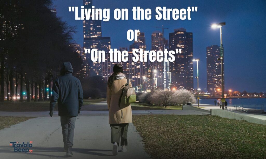 In the Street or On the Street