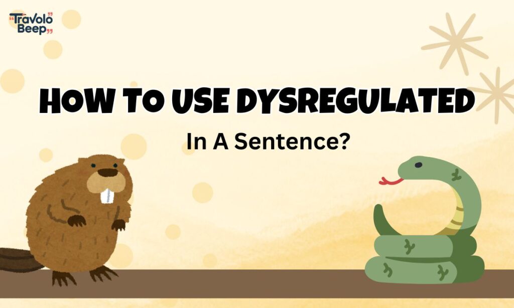 Dysregulated vs Disregulated