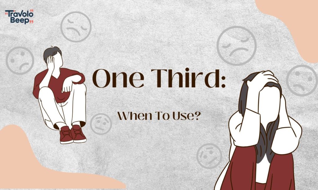 One Third or One-Third