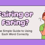 fairing-or-faring